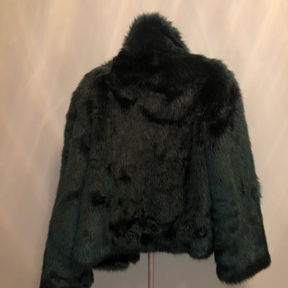 Green Fur Coat - Picture 2 of 6